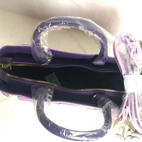 Disney Little Mermaid Ariel, Flounder, Sebastian Floral Handbag/Crossbody - NWT - Picture 6 of 11